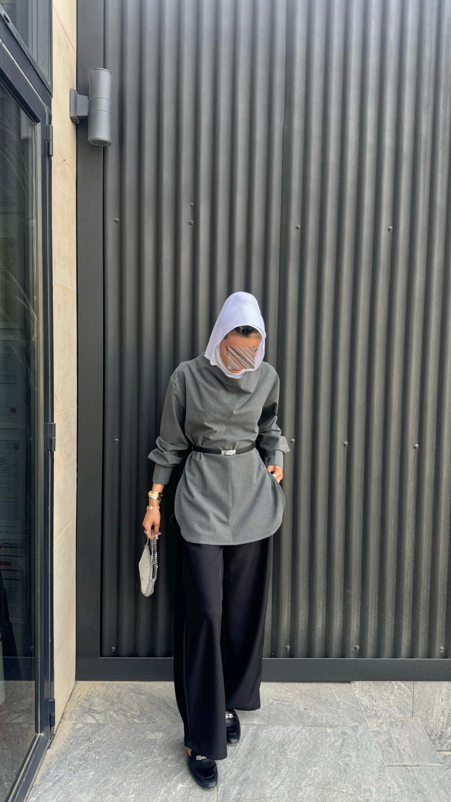Striped grey iconic shirt