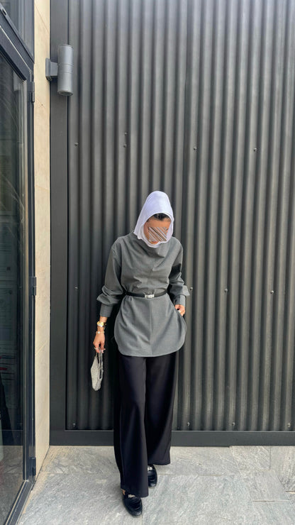 Striped grey iconic shirt