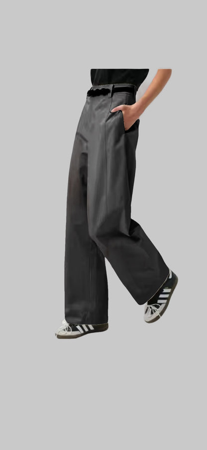 Relaxed Wide-Leg Pants