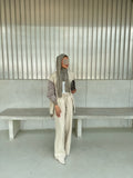 Linen striped set
