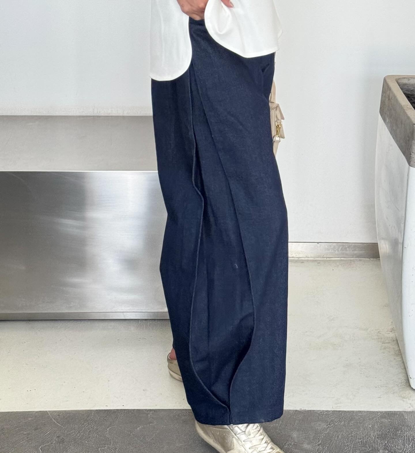 Folded jeans