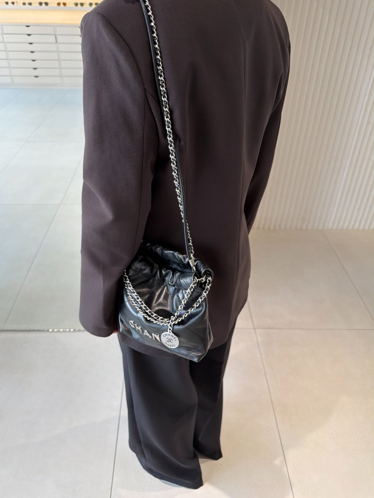Side button blazer
