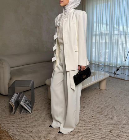 Ivory Bloom Suit 
3 pcs set