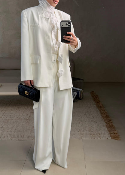 Ivory Bloom Suit 
3 pcs set